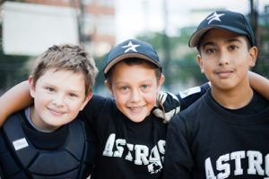 youth amateur athletics players